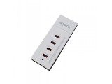 APPROX USB SMART CHARGER 4 PORTS 2.1/1.0 WHITE