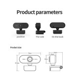 WebCam W9 USB 1920x1080-1080p /30FPS Built-in Micro - Black