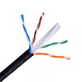 Cabo UTP CAT6 CCA Exterior PE Preto 305m / RL Daxis (mt)
