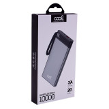 Powebank bateria ext.univ.10.000 mAh COOL (3A/20W PD) Prata