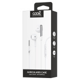 Auscultadores Estereo COOL Care 3,5 mm c/Microfone Branco