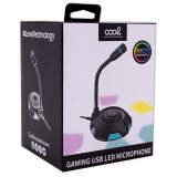 Microfone COOL Gaming USB Led RGB