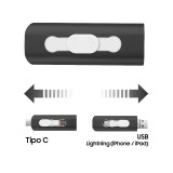 Pen Drive x USB 128 GB COOL (3em1) Lightning/Type-C/USB Preo