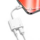 Adaptador 3,5mm c/conec. Bluetooth duplo+carga rapida COOL