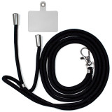 Cordao suspenso univ.COOL c/cartao de smartphone Preto