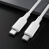 Cabo Dudao USB-C to USB-C (m/m)100W PD 1m (L5S_1M) Branco