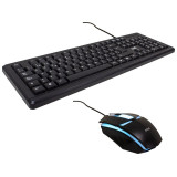Teclado espanhol Cabo USB Kit p/PC Gaming teclado+rato