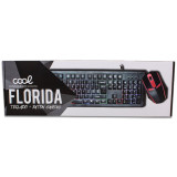 Teclado espanhol Cabo USB Kit p/PC Gaming teclado+rato