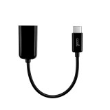 Cabo de entrada USB-A Femea - USB-C Macho COOL preto