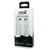 Cabo USB COOL TYPE-C para Lightning (1,2 metros) Branco