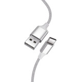 Cabo USB-A COOL Nylon Universal USB-C (1,2 metros)