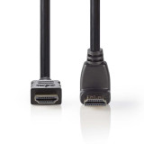 Cabo HDMI M/M com Ethernet Curvo 1.5m Nedis