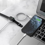 Cabo USB magnético COOL p/Apple Watch+Cabo Lightning