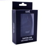 Rato COOL USB com Fio Preto