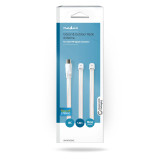 Antena FM fita 50 Ohm c/ficha RF macho 1.90mts branco Nedis