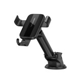 Suporte Vention KCOB0 p/smartphone carro preto (161,9mm)