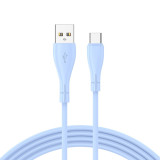 Cabo USB COOL Silicone Universal Tipo-C Azul Céu (1 metro)