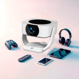 Projetor COOL Onix, 3500 lúmens + HDMI/USB Wi-Fi (branco)