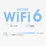 Sistema Mesh TP-Link WI-FI 6 - X10 1500Mbps/2.4GHz 5GHz/2 Un