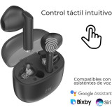 Fones-Bluetooth-ZTE-Buds-2-c-estojo-Carreg--5h-bateria-preto