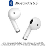 Fones Bluetooth ZTE Buds 2 c/estojo Carreg. 5h bateria br