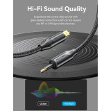 Cabo de audio de fibra optica Vention BKCBH/ 2m/ Preto