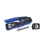 Alicate comp.passante p/RJ45/RJ11/ RJ12,Cat 5 e 6