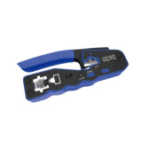 Alicate comp.passante p/RJ45/RJ11/ RJ12,Cat 5 e 6