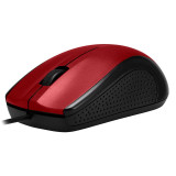 Rato COOL USB com Fio Vermelho