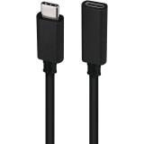 Cabo Nanocable USB-C Macho - USB-C Femea 2 metros preto