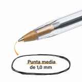 Caneta Bic Cristal Original c/Tinta a Oleo 516344 Preta (un)