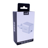 Carregador Univ.Ultra Rapido (PD) Type-C COOL (45W) GaN Br.
