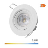 DOWNLIGHT-LED-RED--DE-ENCAST--5W-6400K-L-FRIA-ARO-BR--Ø9cm
