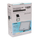 EDM FOCO PROJETOR SOLAR SLIM 50 W 600 lm 6500 K LUZ FRIA
