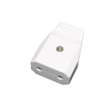 FICHA-10A-250V-FEMEA-BRANCA