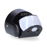 SENSOR EDM DE MOVIMENTO E CREPÚSCULO 15 m IP65 PRETO