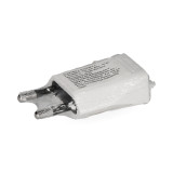 FICHA EDM 10A 250V BRANCA 4mm (RETRACTILADA)
