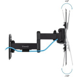 Suporte Tv extensível/giratório/incl.TooQ 13