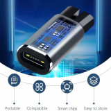 Brangdy 5v tipo-c barbeador adaptador/carregador philips etc