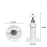 Suporte de parde ajustavel p/camaras videovigilancia branco
