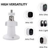 Suporte de parde ajustavel p/camaras videovigilancia branco