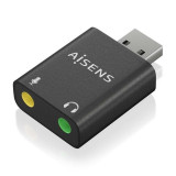 Placa-de-som-Aisens-A106-0768-USB-macho-A-2x-3,5-jack-femea