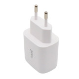 Carregador (PD) Dual Type-C / USB COOL (20W) Branco