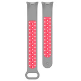 Correia COOL p/Xiaomi Smart Band 8/9/10 Sport Rosa-Cinza