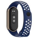 Correia COOL p/Xiaomi Smart Band 8/9/10 Sport Marinho-Branco