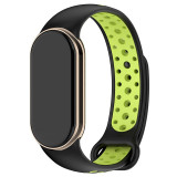 Correia COOL p/Xiaomi Smart Band 8/9/10 Sport Preto-Verde