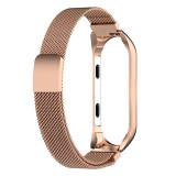 Correia COOL para Xiaomi Smart Band 8 Metal Rose Gold