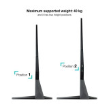 Suporte de mesa Tooq DB2375F-B para TV de 23 a 75