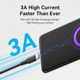 Cabo USB-C Macho - USB-A Macho 2.0 Vention 60W 25cm Preto