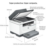 Impressora HP Laserjet MFP M234SDN ADF/Multif.Laser branca